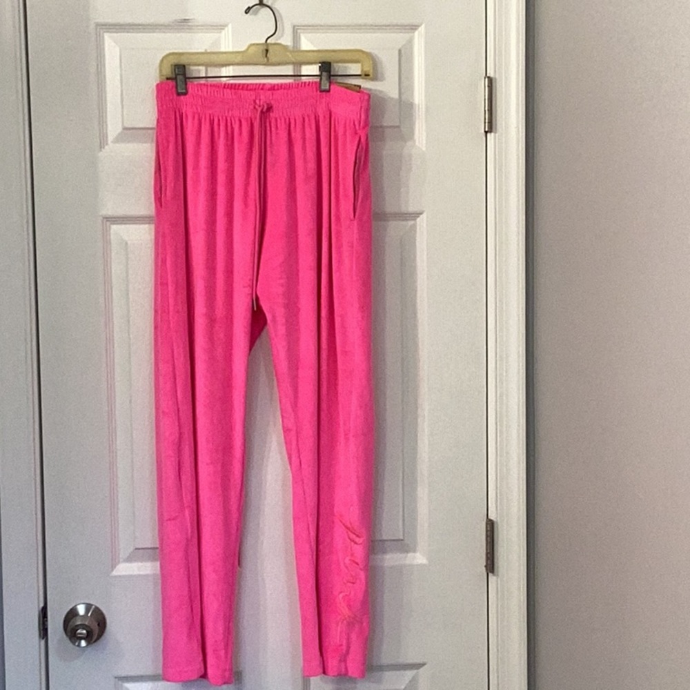 Victoria’s Secret Pink velour sweat pants